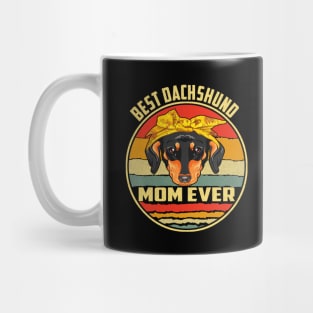 Best Dachshund Mom Ever Vintage Mug